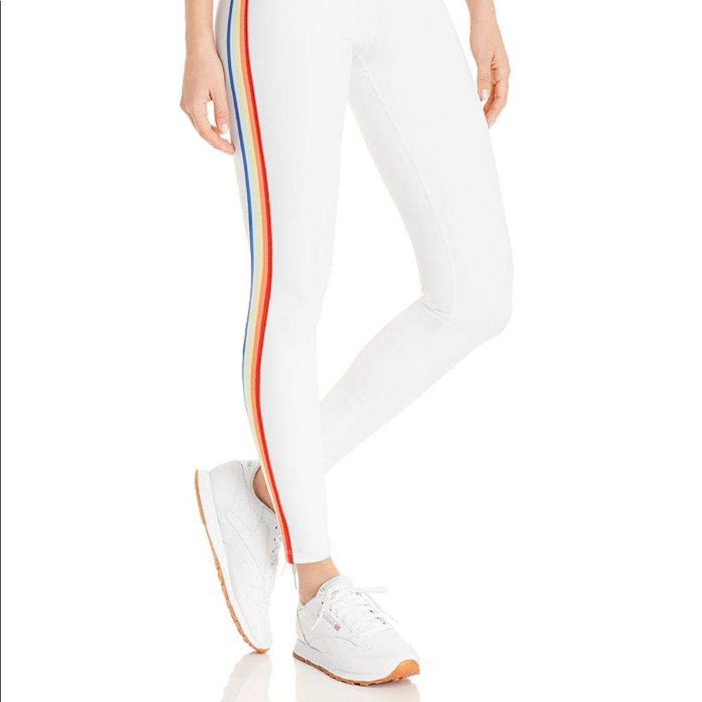 Spiritual Gangster Rainbow Stripe Leggings